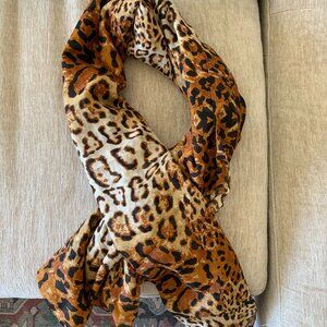 Animal Print Lightweight Summer Scarf.